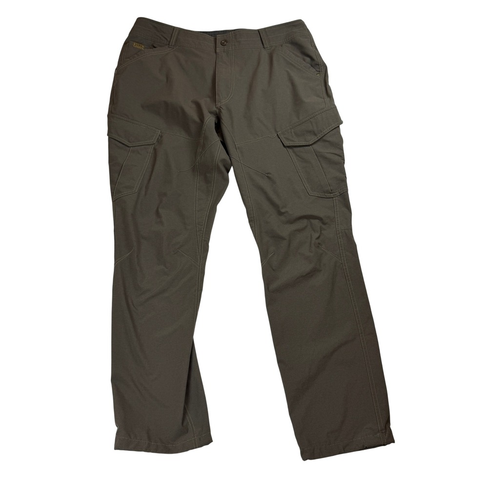 Kuhl Mens 36x30 Cargo Pants Olive Green Ripstop Tactical Hiking Trousers